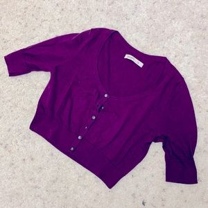 Cropped cardigan